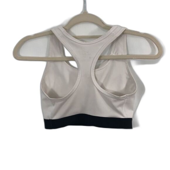 Nike Dri-Fit White Unpadded Mesh Lined Sports Bra Size Small - Picture 2 of 8
